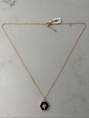 NWT Charmed Aroma Dark Celestial Black Shell Celestial Necklace Collection